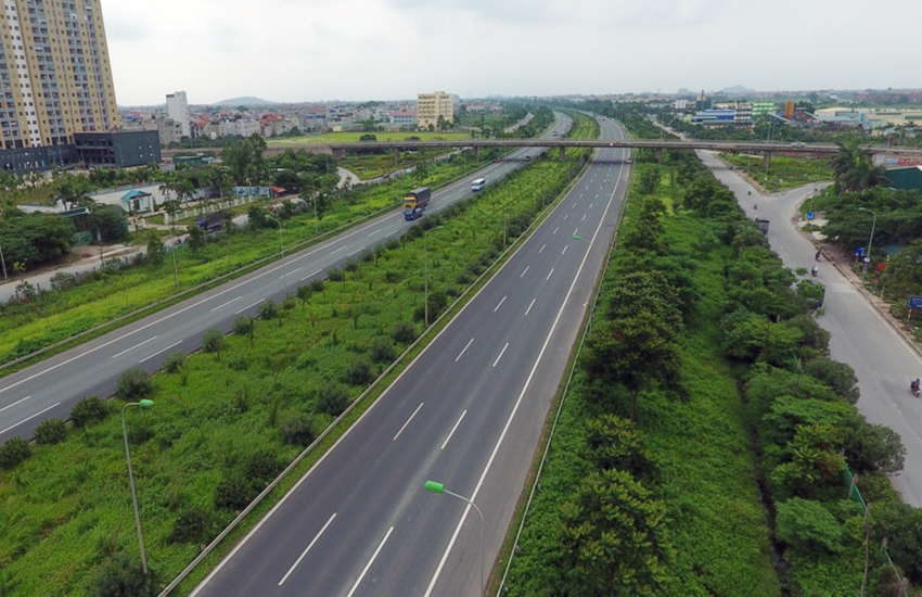 Đường đại lộ Thăng long sẽ được quy hoạch thành 4 làn xe lưu thông