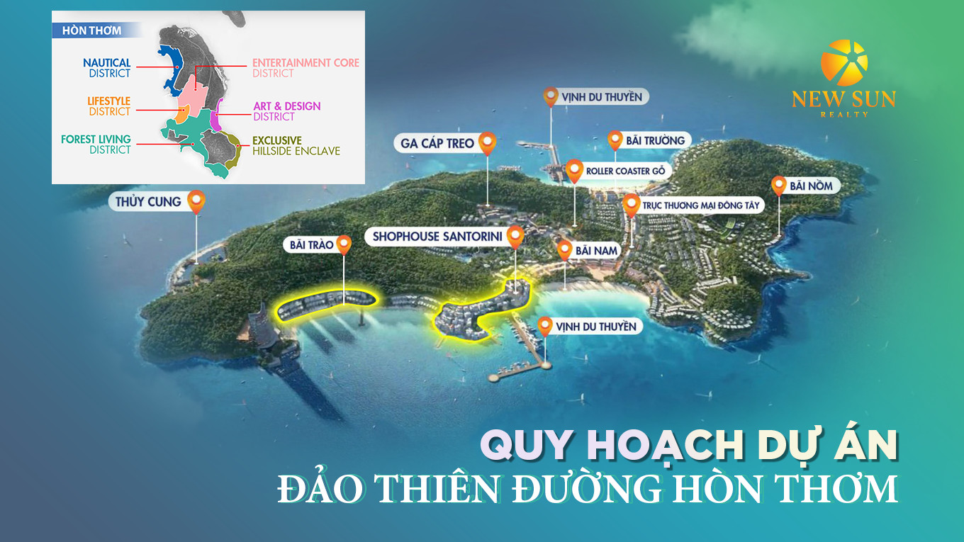 Quy hoạch chi tiết dự án đảo thiên đường Hòn Thơm